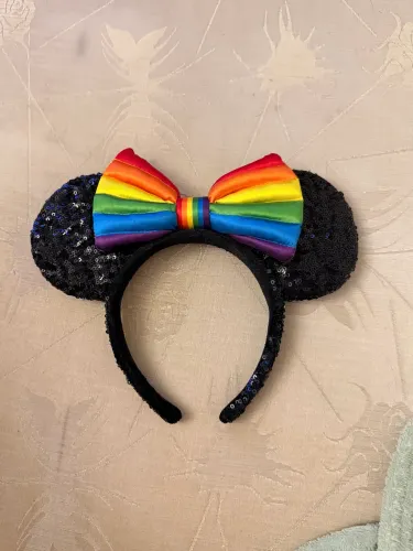 Orelhinha da Minnie Rainbow Disney
