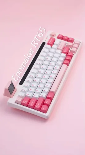 Teclado Epomaker RT65-Pink