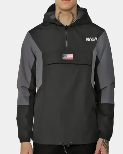 Jaqueta Corta Vento Masculina Pool Nasa Anorak Tamanho M