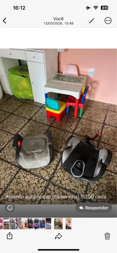Cadeirinha de elevação automotiva