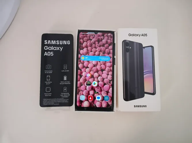 Samsung a05 4g 128g com caixa