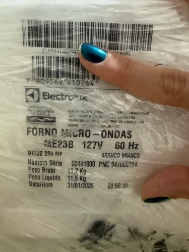 MICROONDAS ELECTROLUX