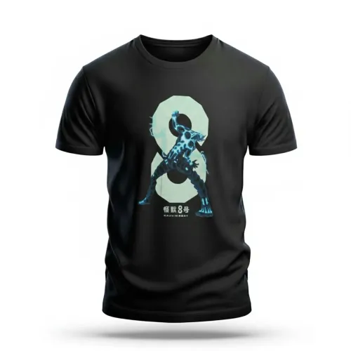 Camiseta NOVA Original - Kaiju N° 8 (Brilha no Escuro) Piticas