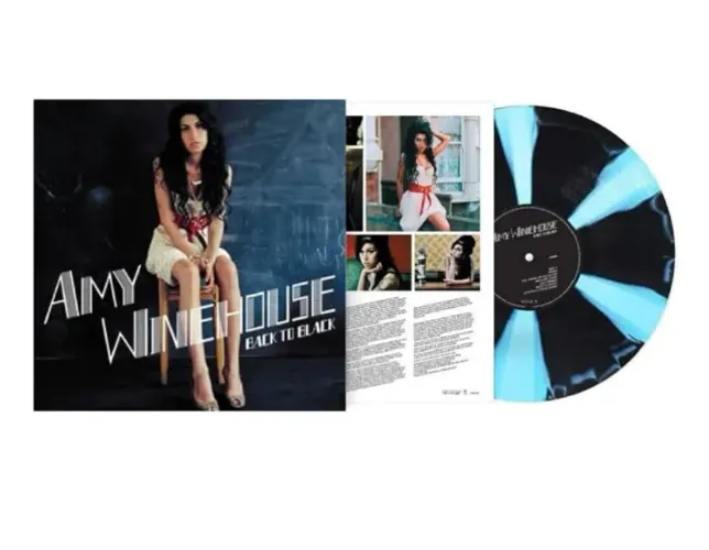 Amy Winehouse Back to Black Disco de Vinil LP importado colorido
