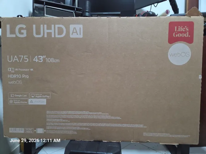 TV 43 polegadas 4k LG