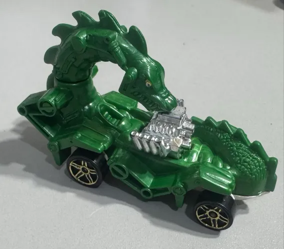 Hot Wheels Rodzilla (sem embalagem) verde HW City 2014