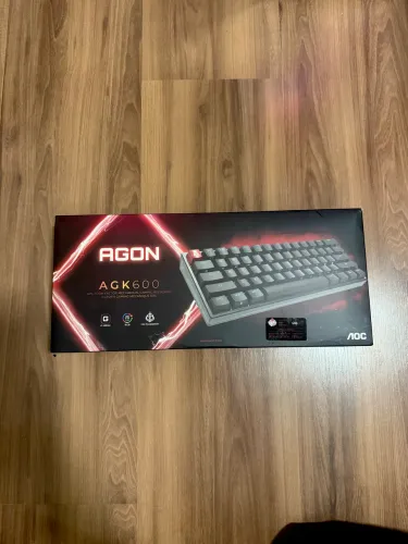 Teclado Mecânico Gamer AGON AGK600 Cherry MX Red Switch