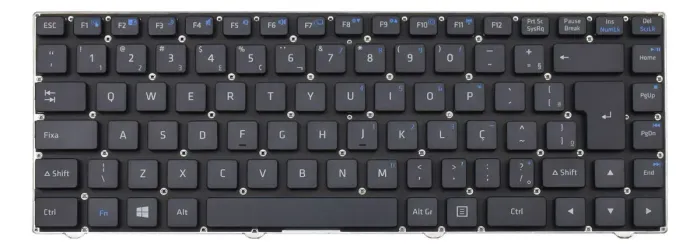 Teclado Notebook - Positivo Unique S1991 - Preto Br