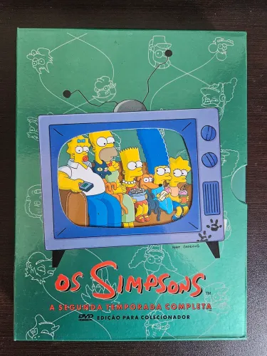DVD Os Simpsons segunda temporada completa - edição para colecionador - Original 