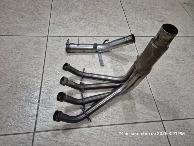 Coletor Escape Arashi Z900RS com link pipe