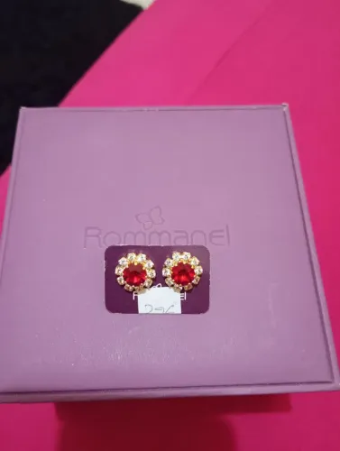Brinco romanel banhado a ouro 18k Novo