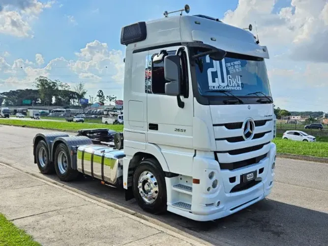 Mb Actros 2651 6x4 bug leve mola Ano 20 Teto Alto Automático Cabine Mega Space RETARDER