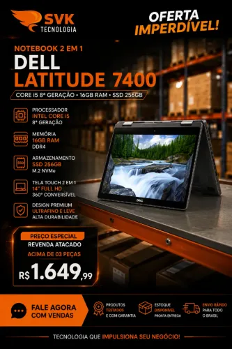 Notebook Dell Latitude 7400 - i5 - 8th - 16 GB - Nvme 256 - Revenda 