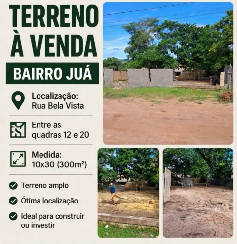 Vendo URGENTE ótimo terreno para moradia no júa
