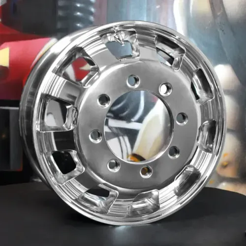 Roda de Alumínio Ford F4000 17,5 x 6 (8 furos) Alto Brilho