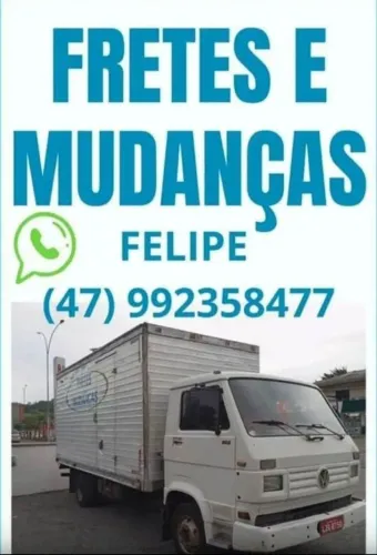 Frete Blumenau e região SC/RS e PR.