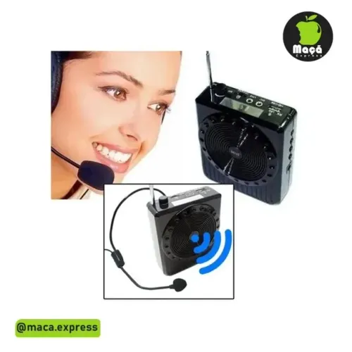 Amplificador Megafone Microfone Kit Completo Professores
