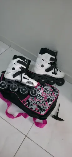 Patins Traxart Revolt Branco 80mm ABEC-9