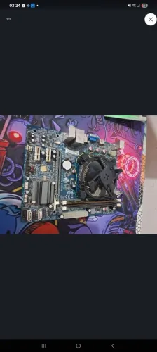 Kit LGA 1155: Placa Mãe H61 + Intel i3 2120 + Pente de Memória RAM DDR3