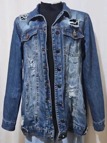 Jaqueta jeans feminina Lady rock