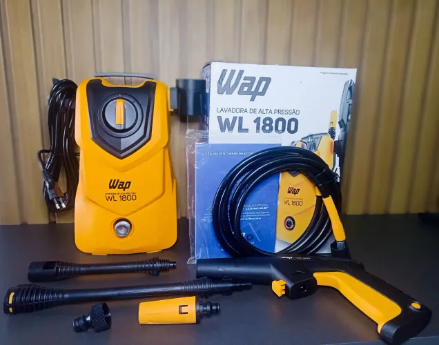 Lavadora de Alta Pressão WAP 1500 PSI - Limpeza Profunda para Casa e Veículos