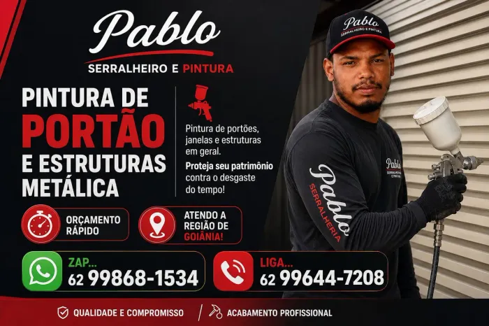 Pintura de Portães e Estrutura Metálica
