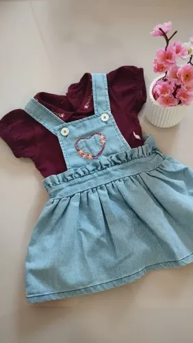 Conjunto de vestido e body