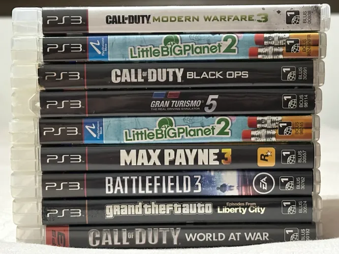 Jogos ps3 usados