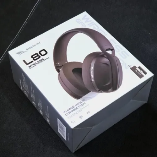 Headset Gamer Smailwolf L80 Preto - Triple-Mode e Som Surround (Novo, na Caixa)
