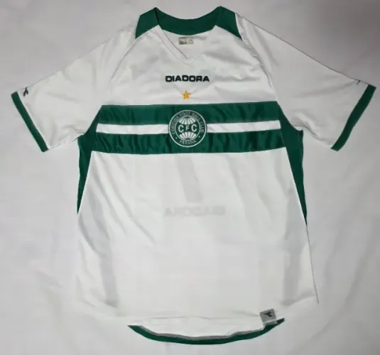Rara Camisa do Coritiba 2006 Diadora Zetex Eletrônicos Futebol