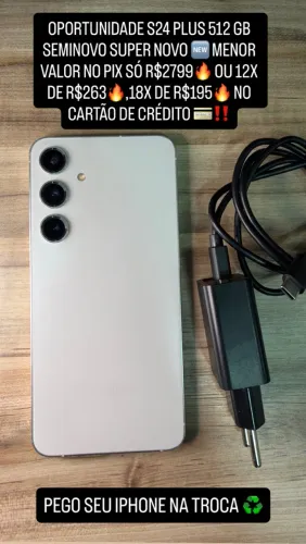S24 PLUS 512 GB TODO ORIGINAL