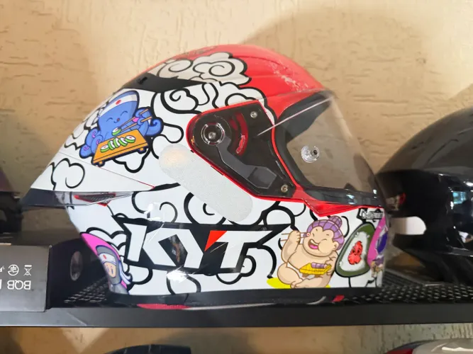 Capacete kyt 61/62 original novo sem uso