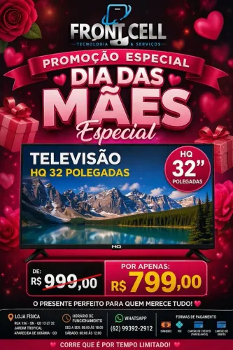 TELEVISÃO HQ 32 POELGADAS NOVA LACRADA