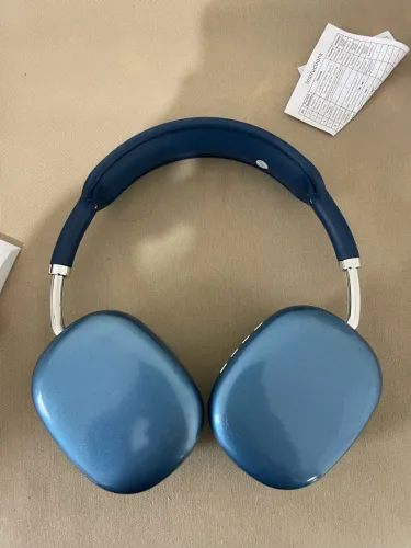 Fone de Ouvido Bluetooth P9 - Cor Azul (Na Caixa)