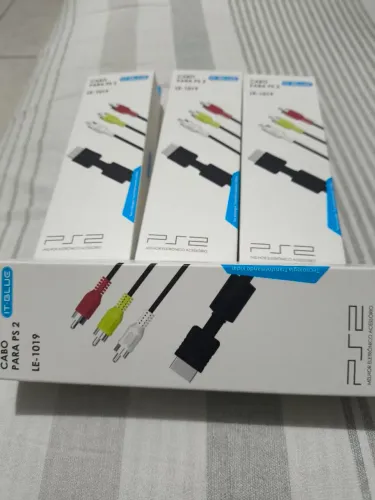 Cabo Playstation 2 novo Zerado na caixa