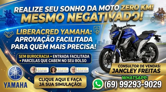 Moto pra negativado