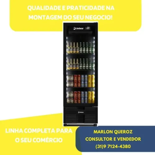 Cervejeira Porta de Vidro 560L Imbera 127V