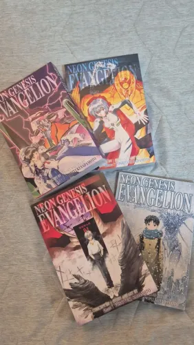 mangás neon genesis evangelion viz 3-in-1