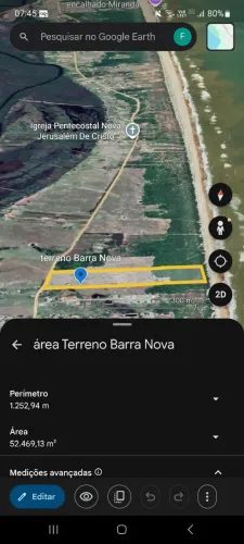 Terrenão PÉ NA AREIA!!!!