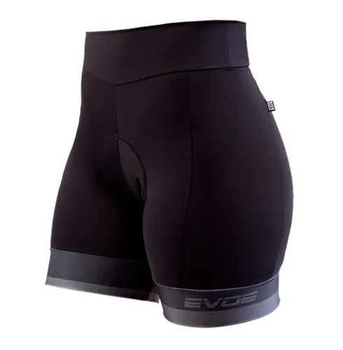 Bermuda de Ciclismo Feminina Evoe Preta densidade 90 Promoção 10% de Desconto