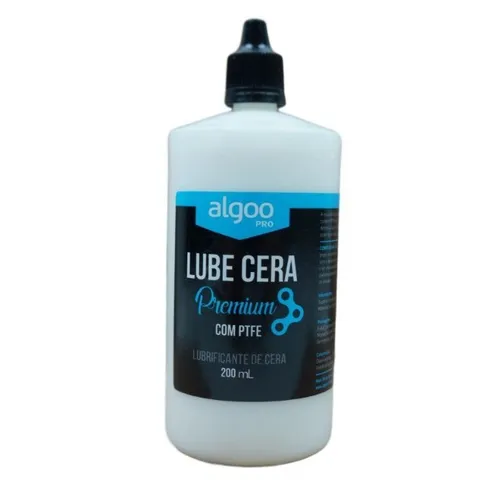 Óleo Lubrificante Algoo Lube Cera Seco com PTFE 200ml para Correntes de Bicicletas 4235