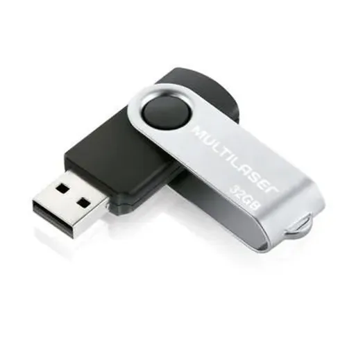 Pen Drive Multi Twist USB 2.0 32GB Preto