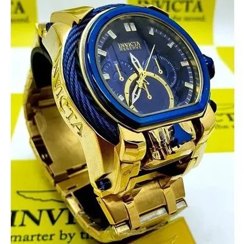 Relogio Invict Série Ouro a prova D'agua Thunderbolt venom hibrid magnum bolt Zeus