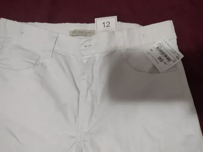 Calça  jeans CeA branca Masculina  Tam 36