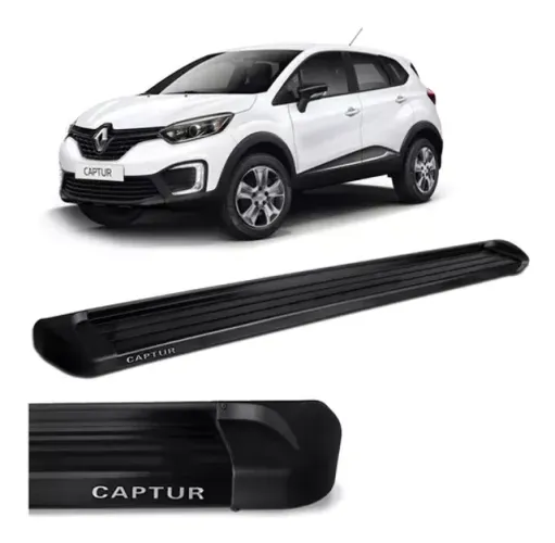 Estribo Renault Captur - Alumínio Preto - CK457