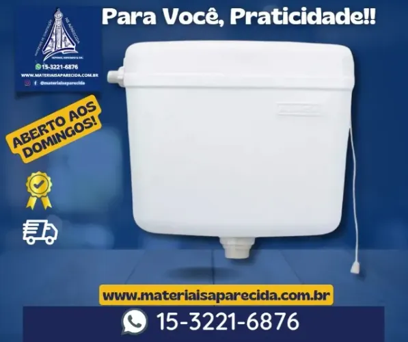 Caixa Descarga Alumasa Branca - NOVA