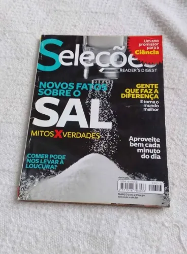 Revista Seleções, Título: Novos fatos sobre o sal 