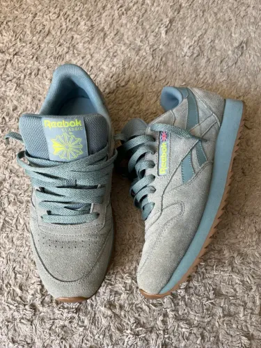 Tênis Reebok Classic Leather Montana Canvas Ice Green 38 BR 