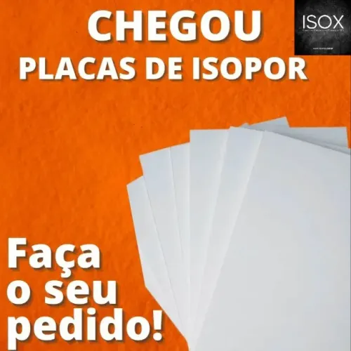 Chegou placas de isopor