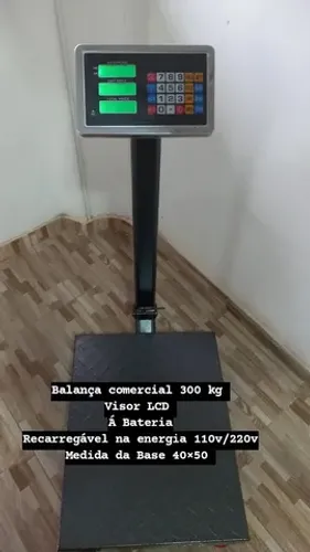 Balança 300 kg comercial digital